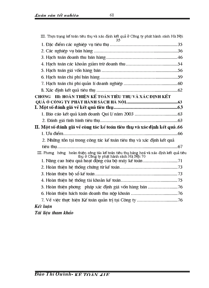 image for page Hoàn thiện kế toán tiêu thụ và xác định kết quả ở Công ty phát hành sách Hà Nội