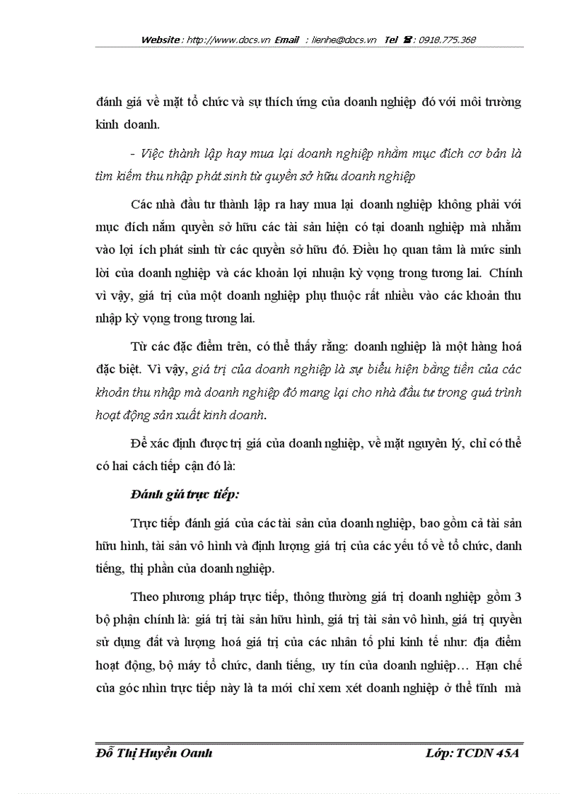 image for page Hoàn thiện phương pháp định giá doanh nghiệp trong cổ phần hoá doanh nghiệp nhà nước tại Việt Nam
