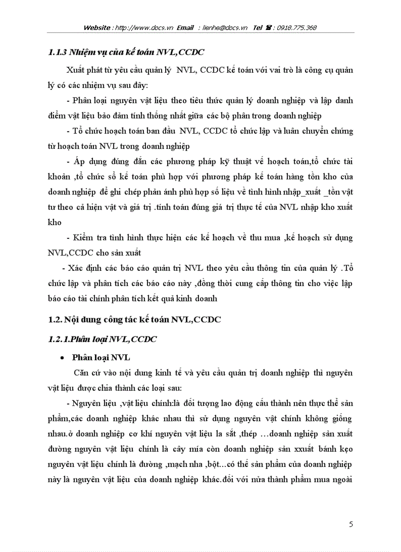 Hoàn thiện cụng tỏc tổ chức kế toỏn NVL CCDC tại cụng ty TNHH nhà nước moth thành viờn Cơ khớ Quang Trung