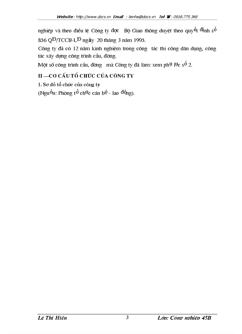 image for page Hoàn thiện công tác lập giá dự thầu xây lắp ở Công ty Liên doanh Công trình Giao thông Hữu Nghị