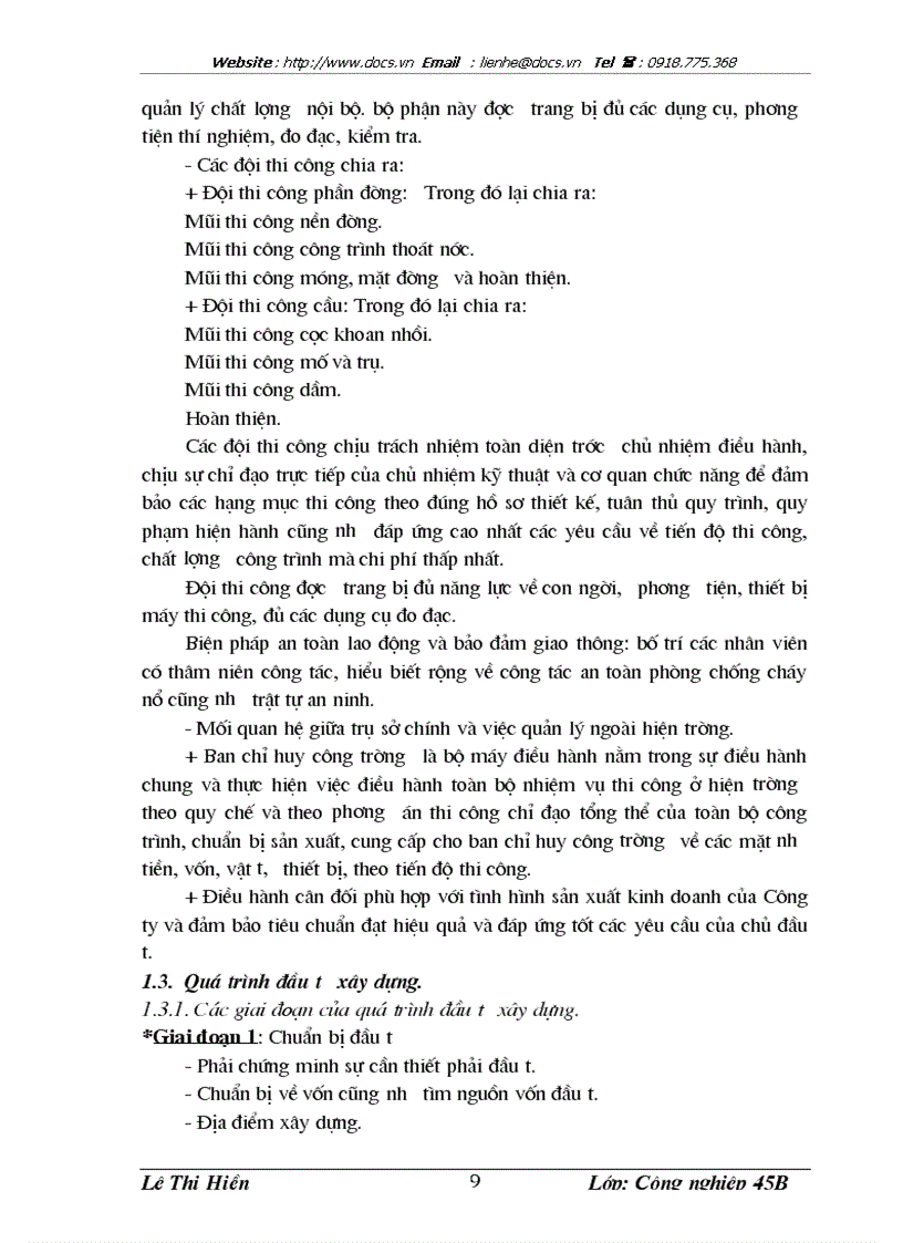 image for page Hoàn thiện công tác lập giá dự thầu xây lắp ở Công ty Liên doanh Công trình Giao thông Hữu Nghị