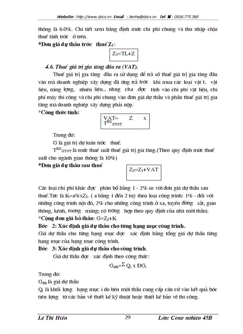 image for page Hoàn thiện công tác lập giá dự thầu xây lắp ở Công ty Liên doanh Công trình Giao thông Hữu Nghị