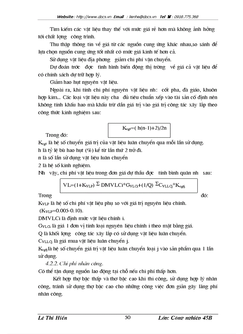 image for page Hoàn thiện công tác lập giá dự thầu xây lắp ở Công ty Liên doanh Công trình Giao thông Hữu Nghị