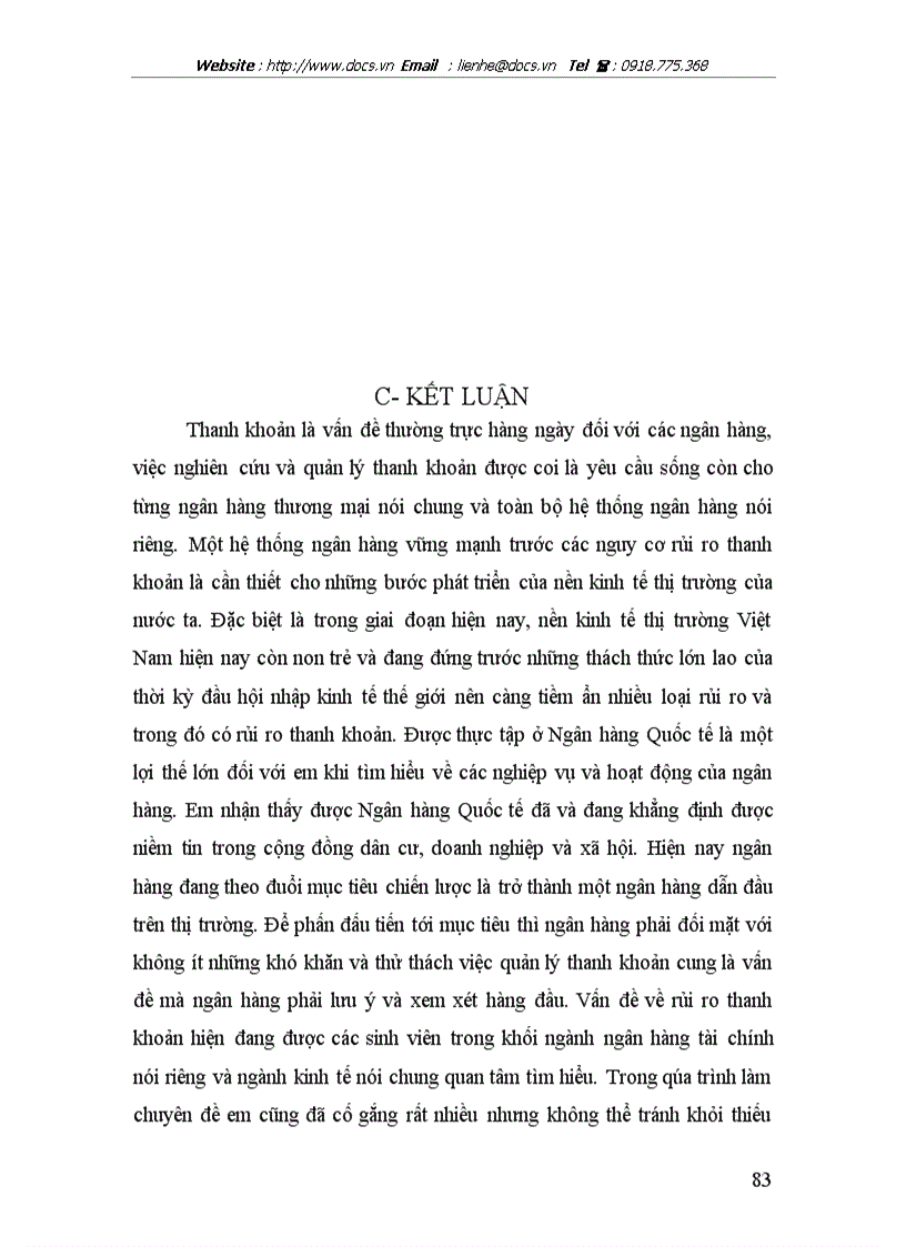 image for page Phân tích và đánh giá hoạt động quản lý thanh khoản của ngânhàng NHTMCP Quốc Tế VIB