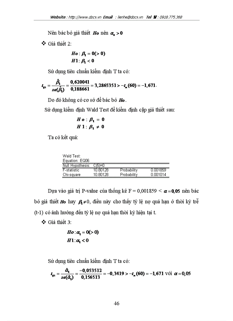 image for page Sử dụng mô hình ARCH GARCH để phân tích và đánh giá rủi ro tín dụng tại ngânhàng NHTMCP Quốc Tế VIB