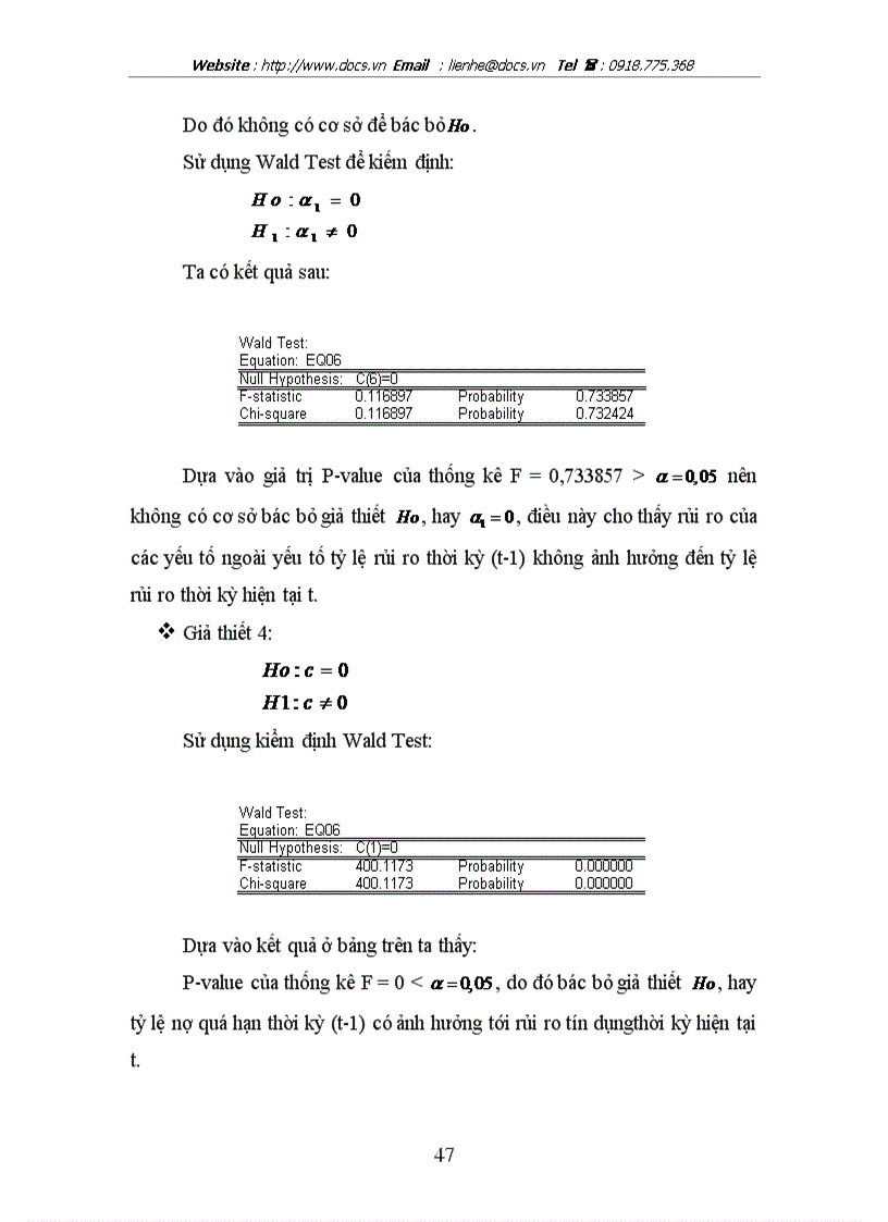 image for page Sử dụng mô hình ARCH GARCH để phân tích và đánh giá rủi ro tín dụng tại ngânhàng NHTMCP Quốc Tế VIB