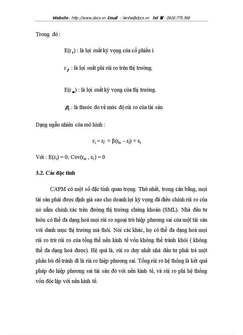 image for page Ước lượng phần bù rủi ro cho thị trường và áp dụng đối với các cổ phiếu Ngành vận tải trên thị trường chứng khoán Việt Nam