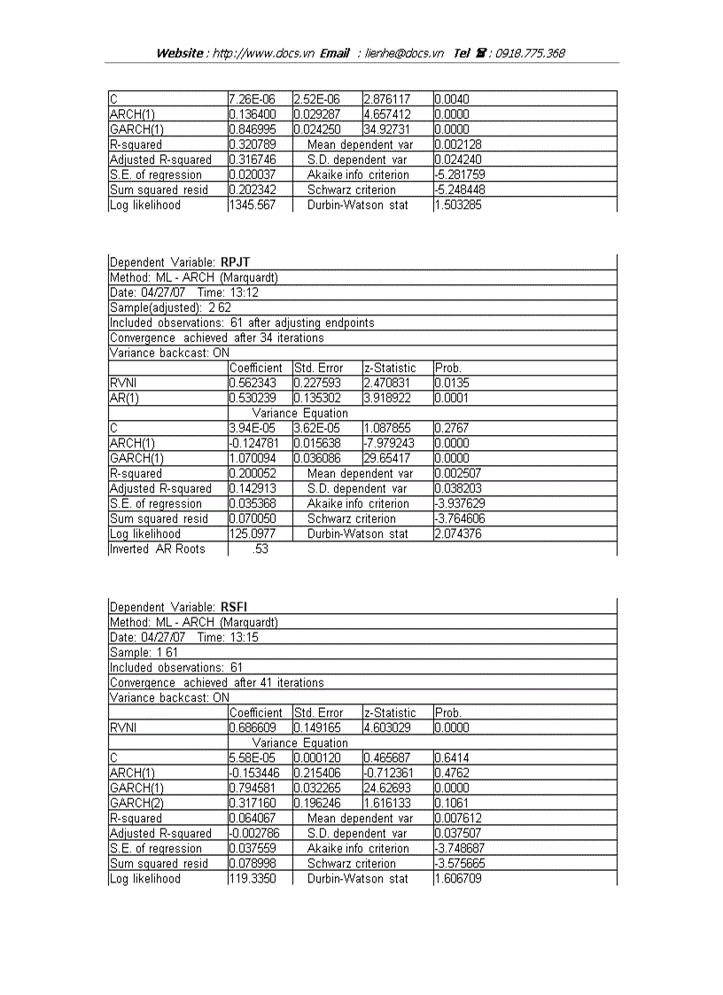 image for page Ước lượng phần bù rủi ro cho thị trường và áp dụng đối với các cổ phiếu Ngành vận tải trên thị trường chứng khoán Việt Nam