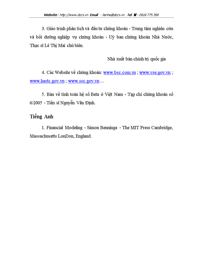 image for page Ước lượng phần bù rủi ro cho thị trường và áp dụng đối với các cổ phiếu Ngành vận tải trên thị trường chứng khoán Việt Nam