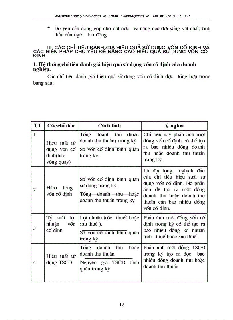 image for page Vốn cố định và một số biện pháp chủ yếu nhằm nâng cao hiệu quả sử dụng vốn cố định tại công ty xây dựng số