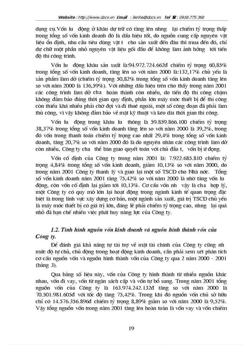 image for page Vốn cố định và một số biện pháp chủ yếu nhằm nâng cao hiệu quả sử dụng vốn cố định tại công ty xây dựng số