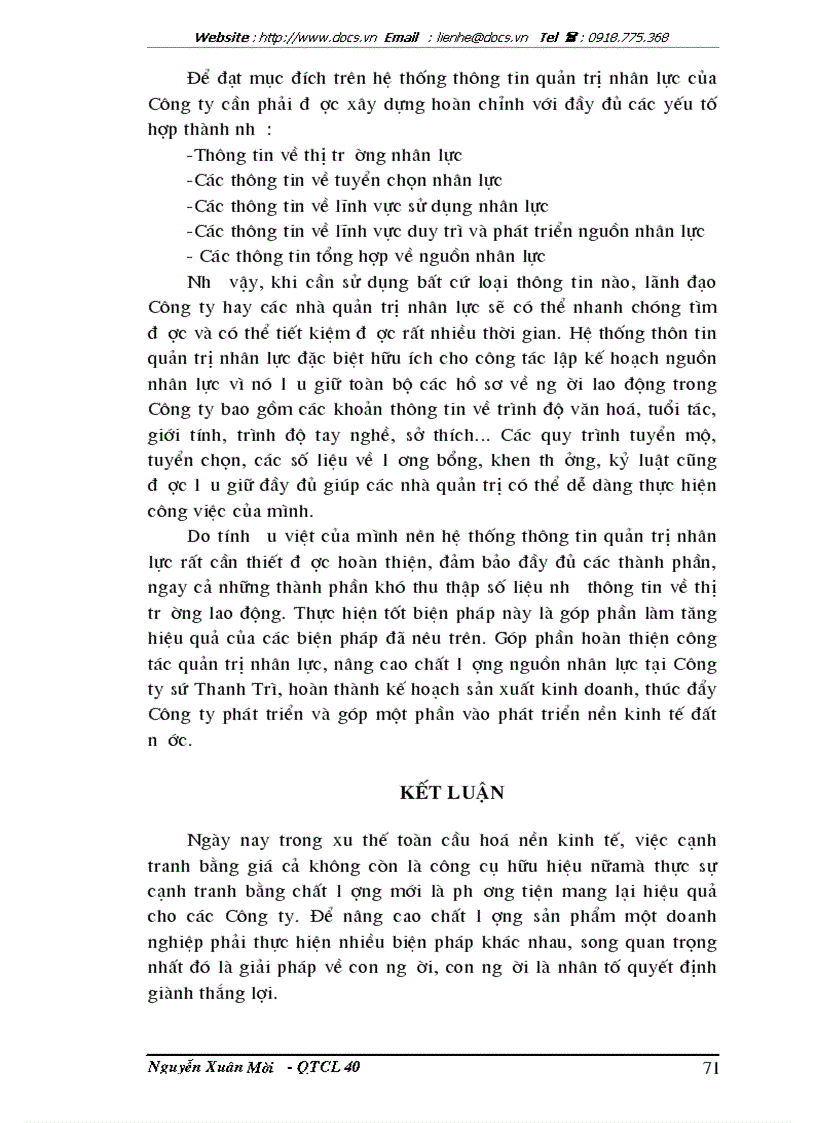 image for page Một số biện pháp nâng cao chất lượng nguồn nhân lực tại Công ty sứ Thanh Trì