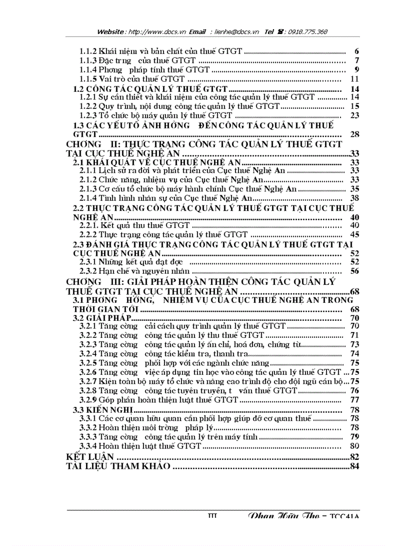image for page Giải pháp hoàn thiện công tác quản lý thuế GTGT tại Cục thuế Nghệ An