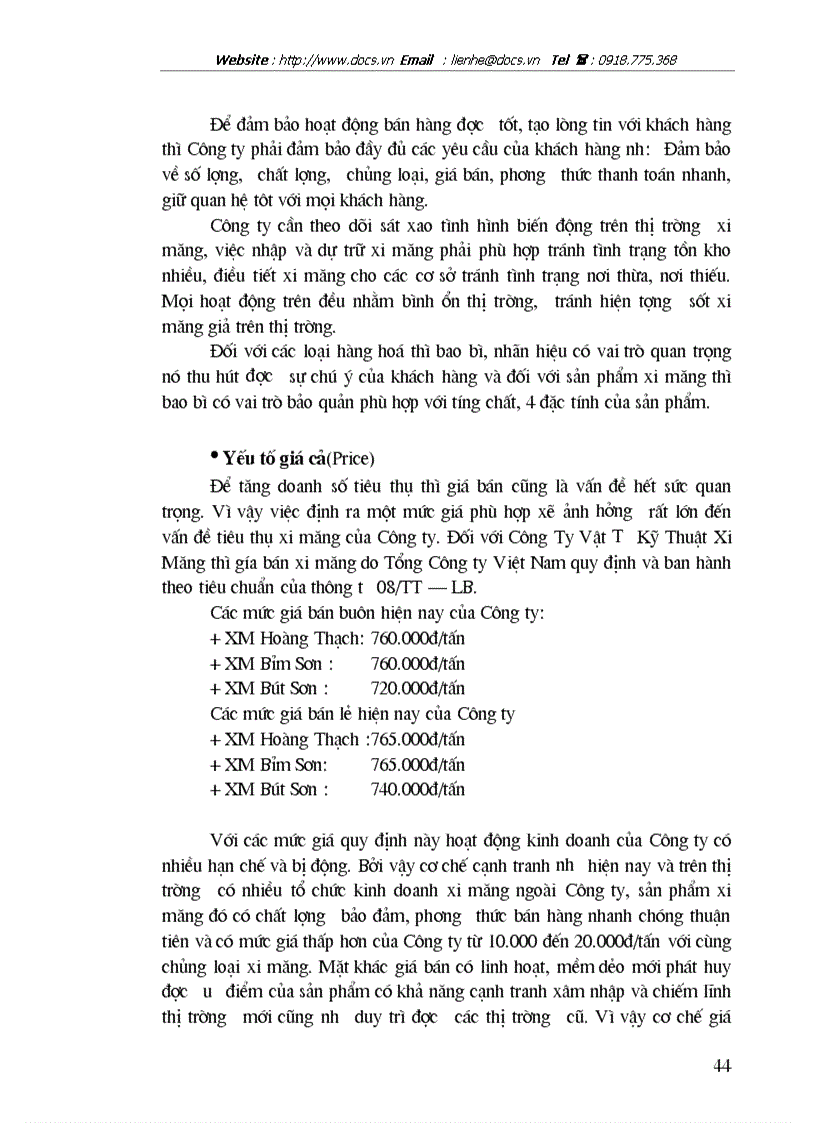 image for page Biện pháp đẩy mạnh tiêu thụ xi măng ở công ty vật tư kỹ thuật xi măng