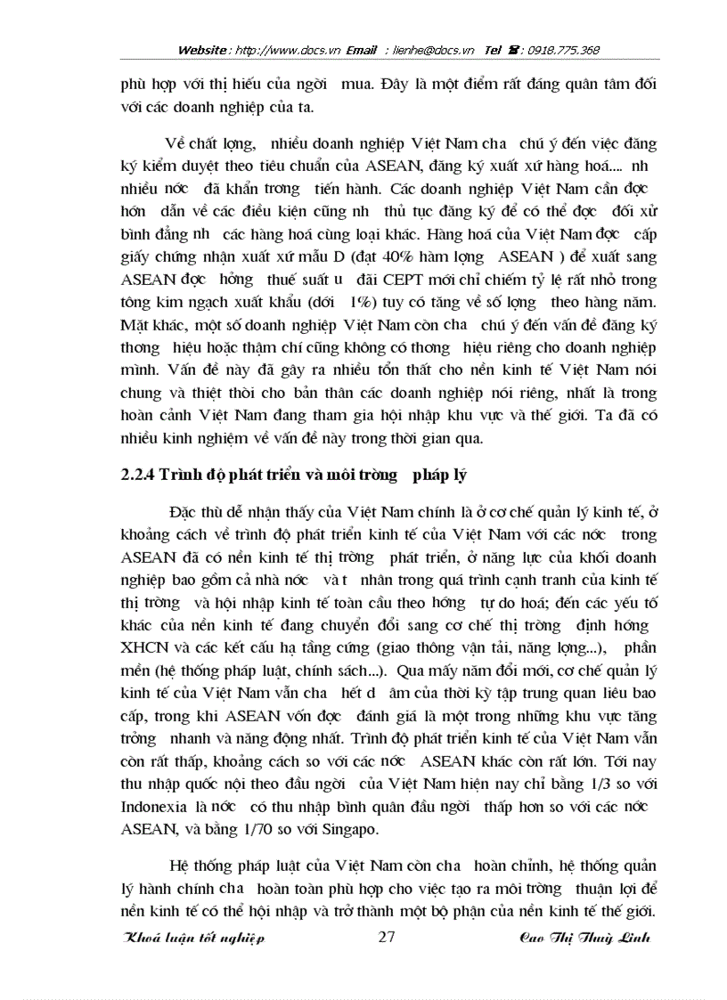 image for page Những thách thức của Việt Nam trong tiến trình hội nhập AFTA