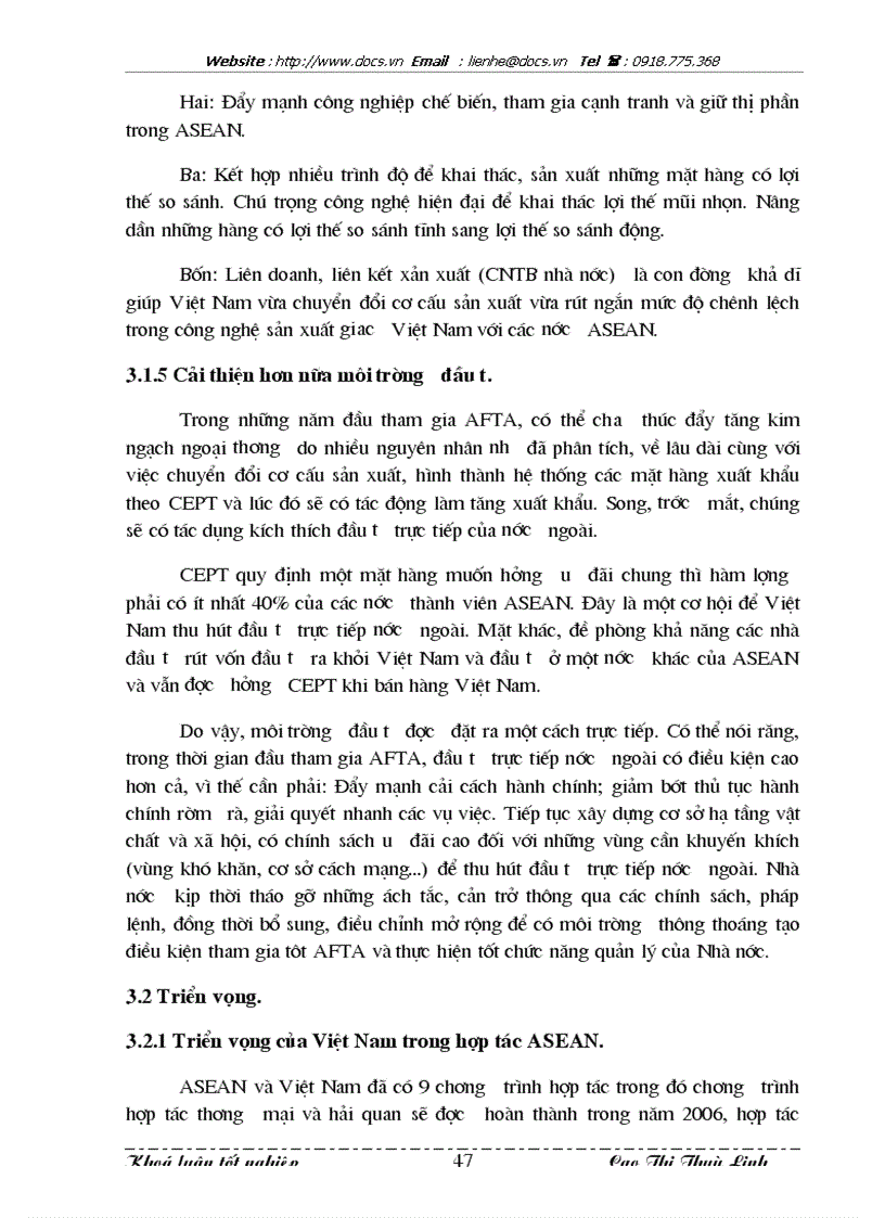 image for page Những thách thức của Việt Nam trong tiến trình hội nhập AFTA