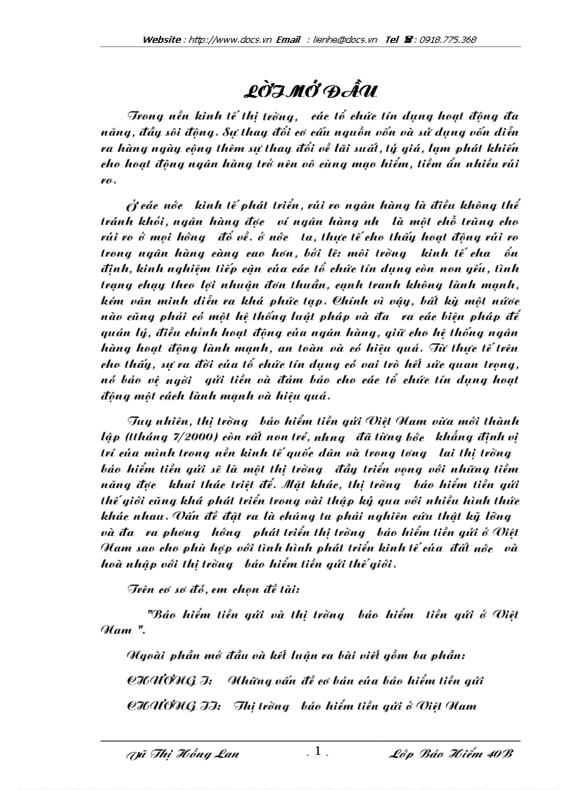 image for page Bảo hiểm tiền gửi và thị trường bảo hiểm tiền gửi ở Việt Nam