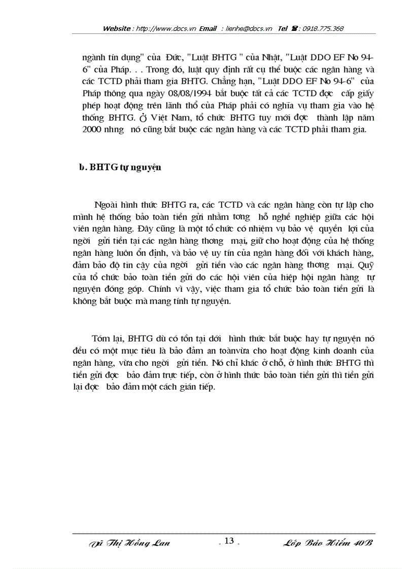 image for page Bảo hiểm tiền gửi và thị trường bảo hiểm tiền gửi ở Việt Nam