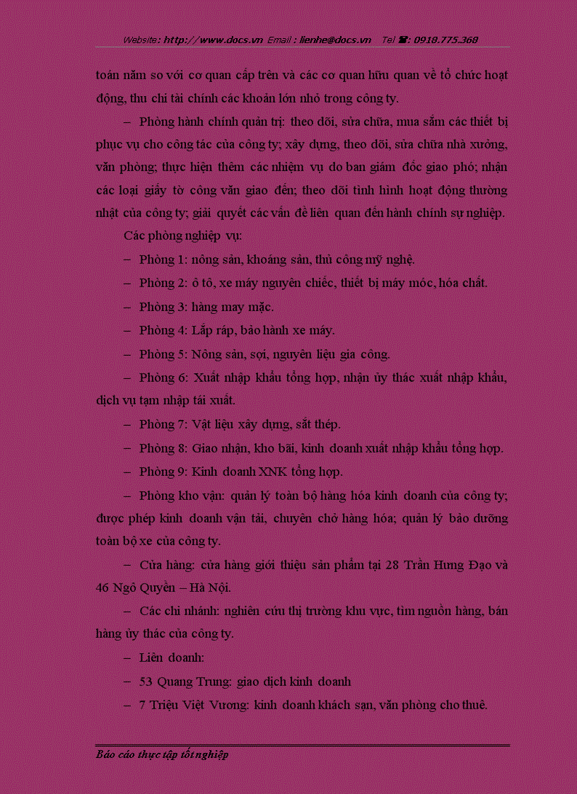 image for page Ứng dụng tin học trong quản lý nhân sự ở công ty Cổ phần XNK Tổng hợp I