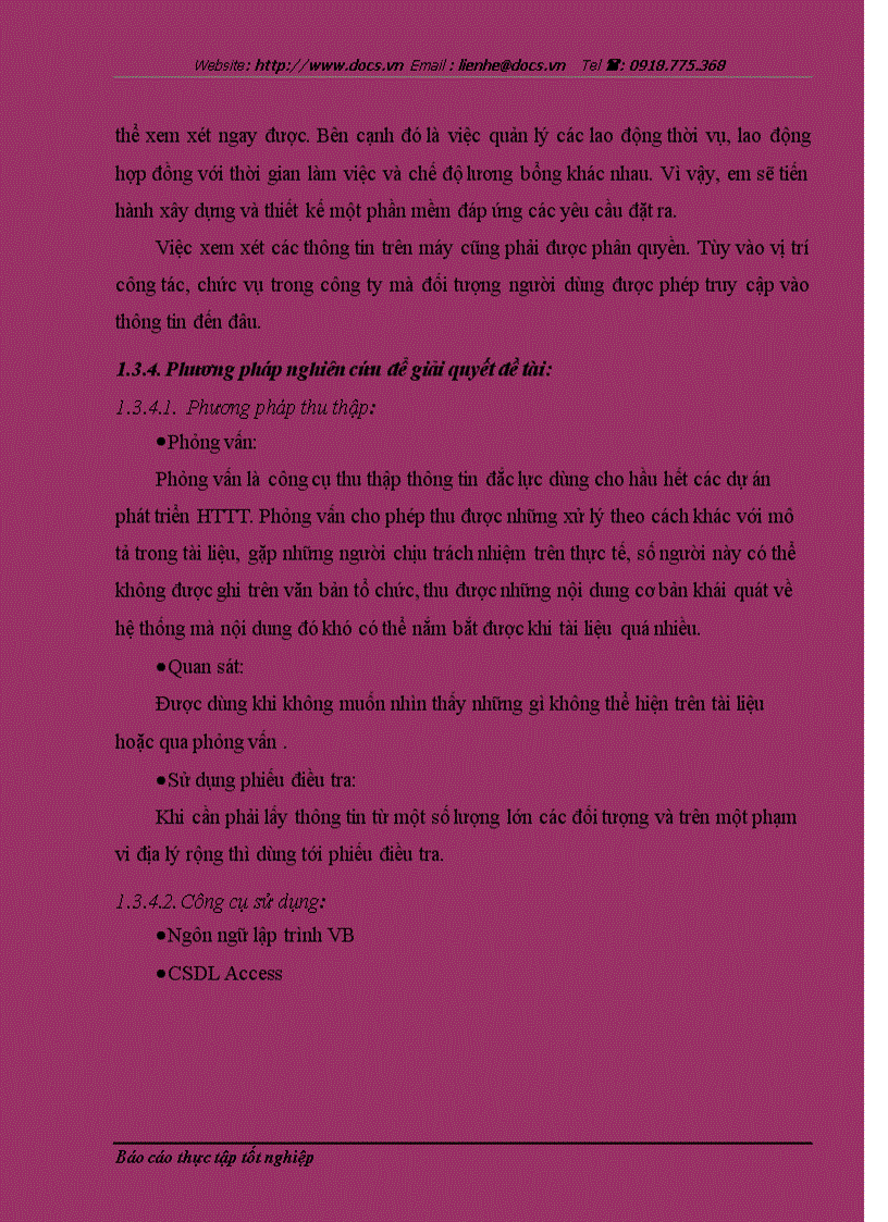 image for page Ứng dụng tin học trong quản lý nhân sự ở công ty Cổ phần XNK Tổng hợp I