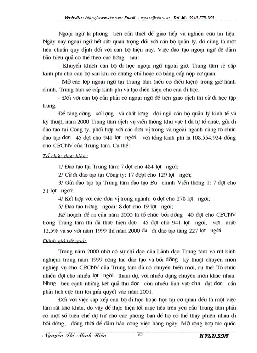 image for page Hoàn thiện tổ chức bộ máy quản lý ở Trung tâm dịch vụ viễn thông khu vực I