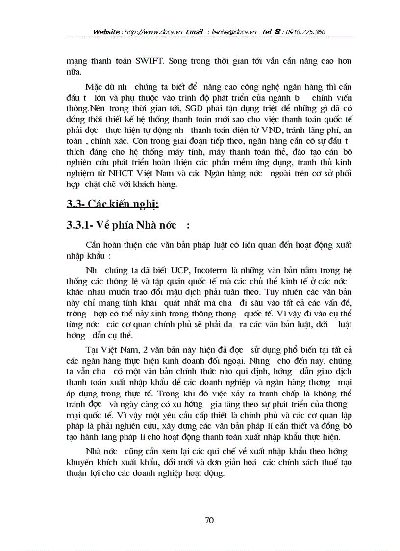 image for page Giải pháp mở rộng hoạt động thanh toán quốc tế và tài trợ xuất nhập khẩu tại SGD I NHCT Việt Nam