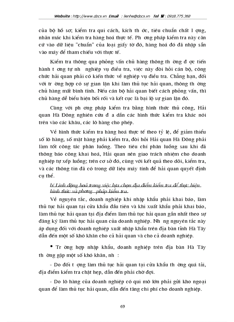 image for page Hoàn thiện quản lý hải quan đối với hoạt động xuất nhập khẩu của các doanh nghiệp công nghiệp trên địa bàn Hà Tây