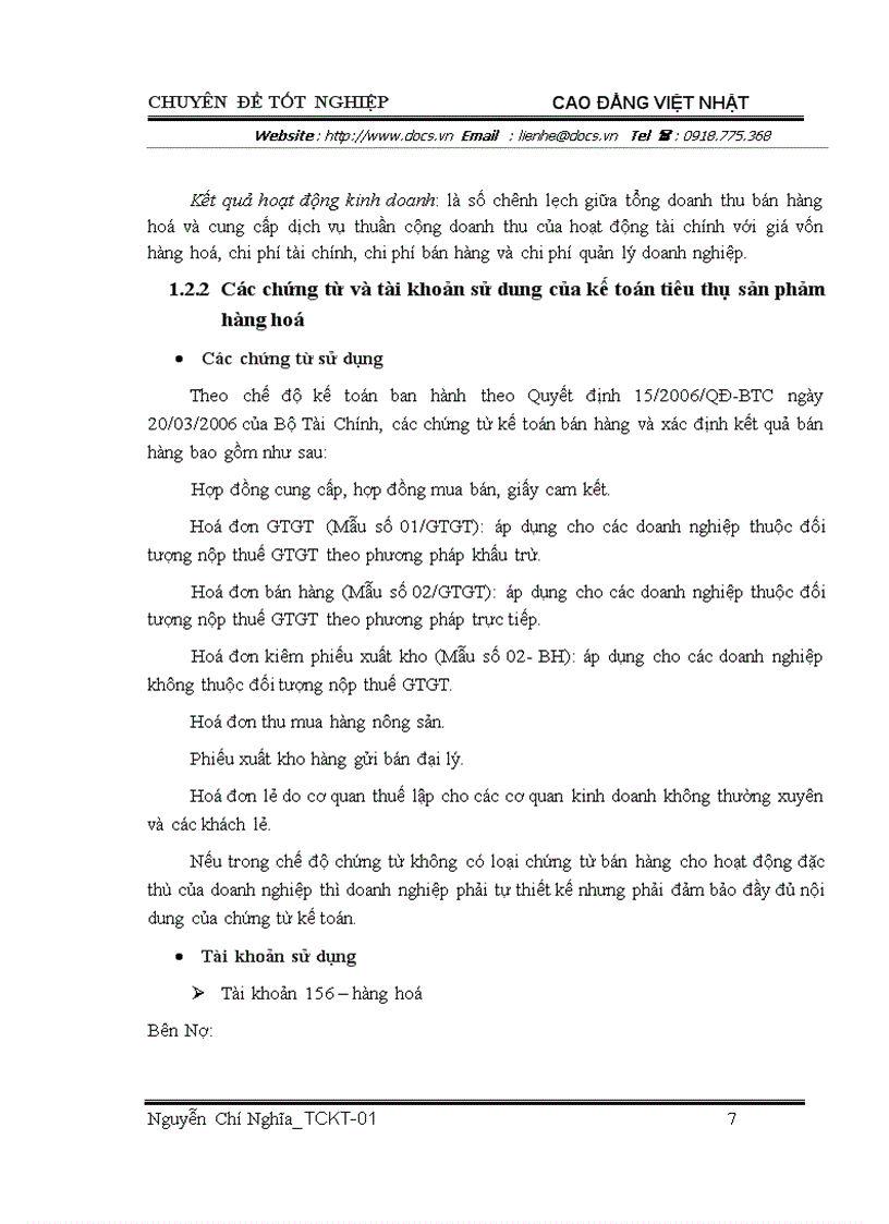 image for page Hoàn thiện công tác kế toán bán hàng và xác định kết quả tiêu thụ tại công ty tnhh thương mại và sản xuất đức anh
