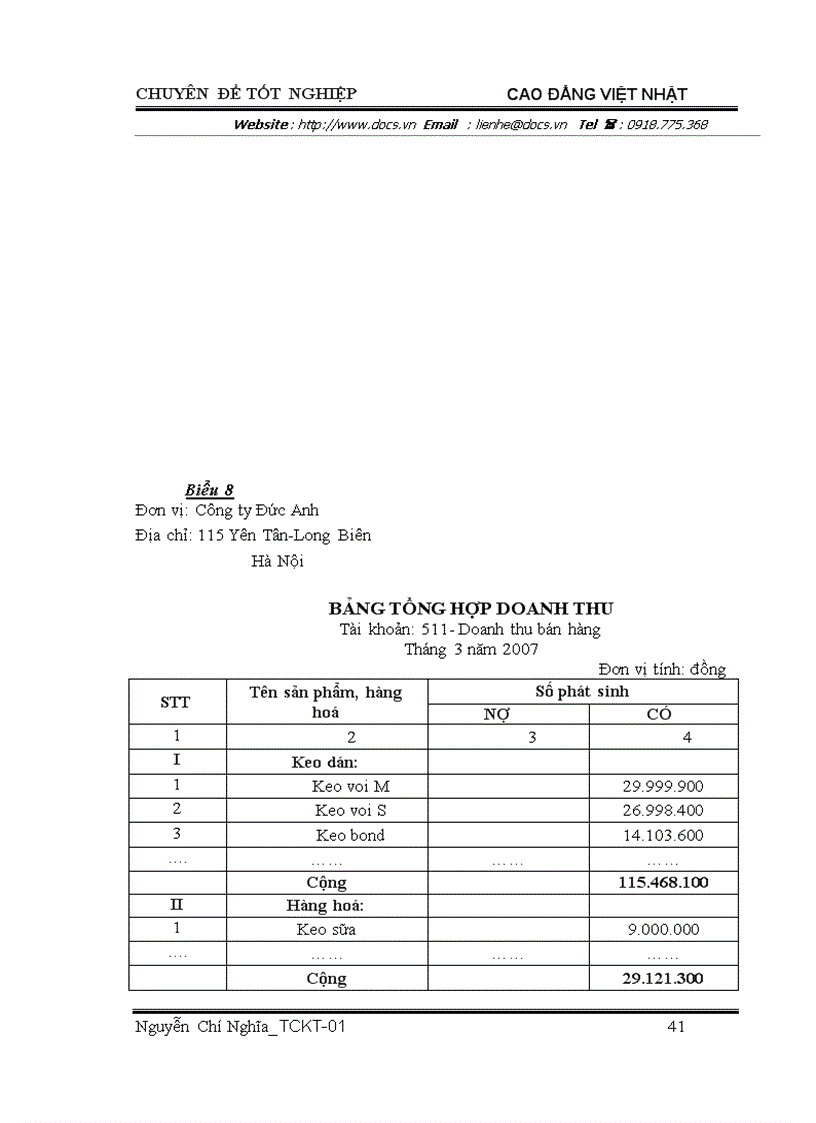 image for page Hoàn thiện công tác kế toán bán hàng và xác định kết quả tiêu thụ tại công ty tnhh thương mại và sản xuất đức anh