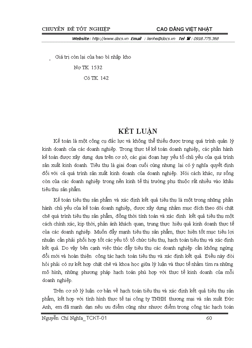 image for page Hoàn thiện công tác kế toán bán hàng và xác định kết quả tiêu thụ tại công ty tnhh thương mại và sản xuất đức anh