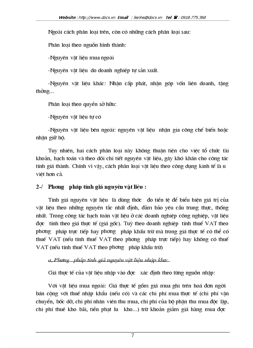 image for page Tổ chức công tác kế toán nguyên vật liệu với việc nâng cao hiệu quả sử dụng vốn lưu động ở Công ty Dệt 8 3