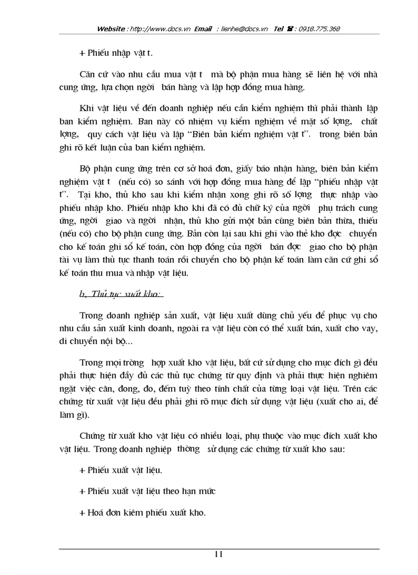 image for page Tổ chức công tác kế toán nguyên vật liệu với việc nâng cao hiệu quả sử dụng vốn lưu động ở Công ty Dệt 8 3