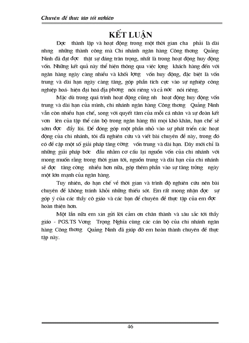image for page Một số giải pháp nâng cao khả năng huy động vốn trung và dài hạn tại chi nhánh ngân hàng Công thương Quảng Ninh