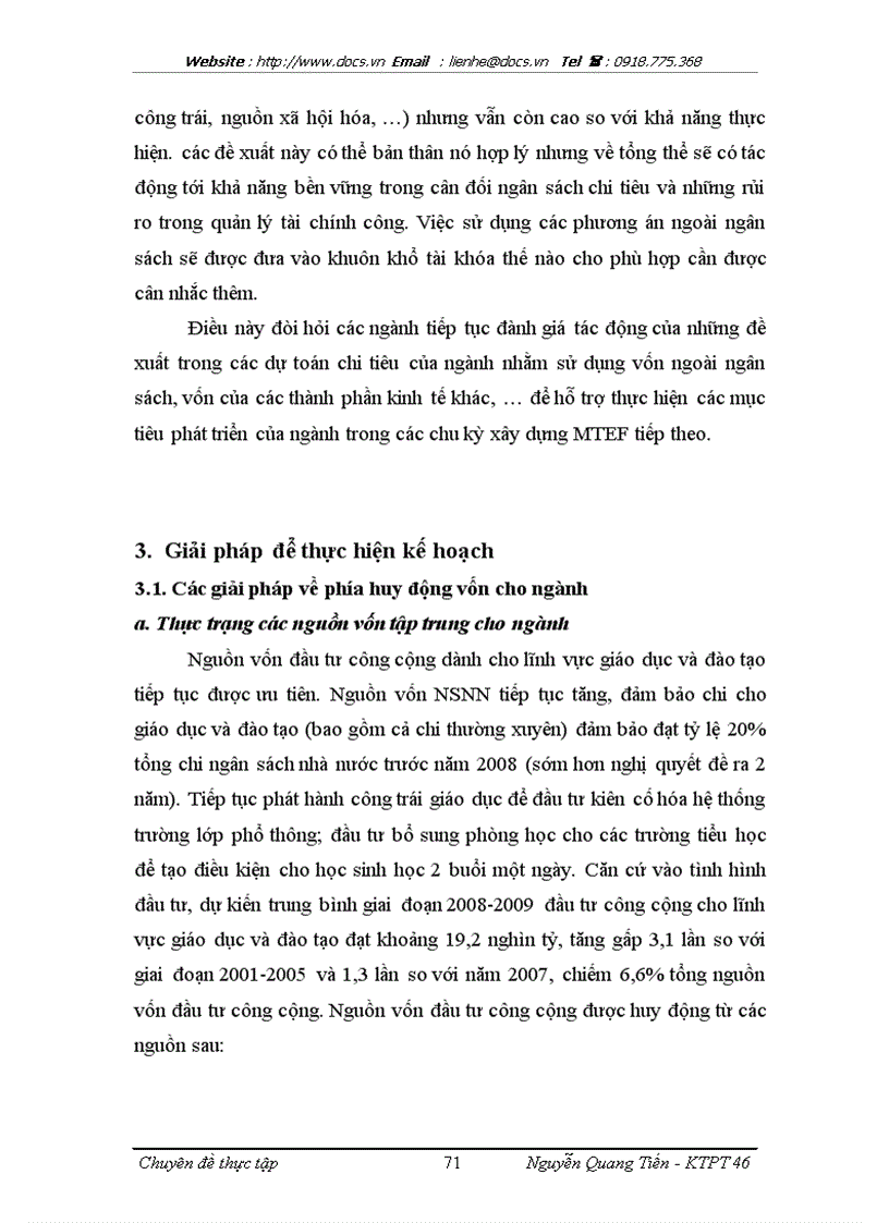 image for page Kế hoạch chi tiêu trung hạn ngành Giáo dục và Đào tạo