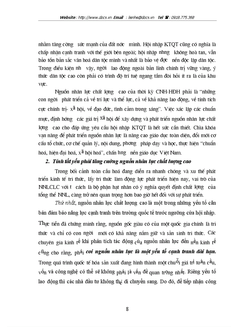 image for page Nguồn nhân lực chất lượng cao trong lĩnh vực khoa học công nghệ và giáo dục