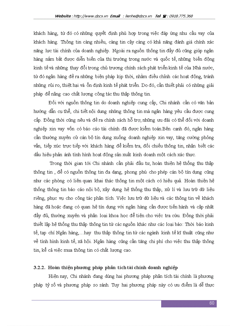 image for page Nâng cao chất lượng phân tích tài chính doanh nghiệp trong cho vay tại Ngân hàng Ngoại Thương Việt Nam chi nhánh Thăng Long