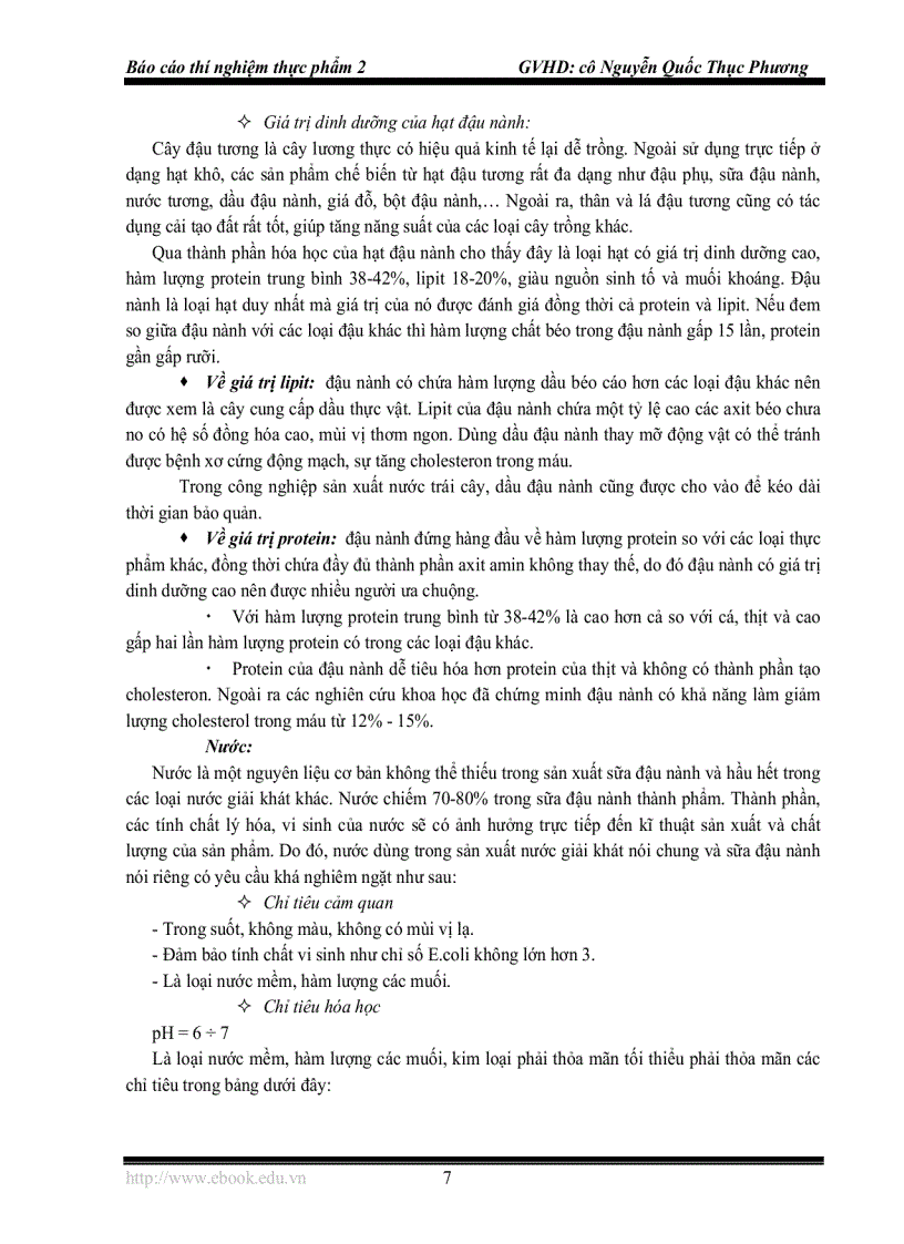 image for page Công nghệ chế biến sữa đậu nành