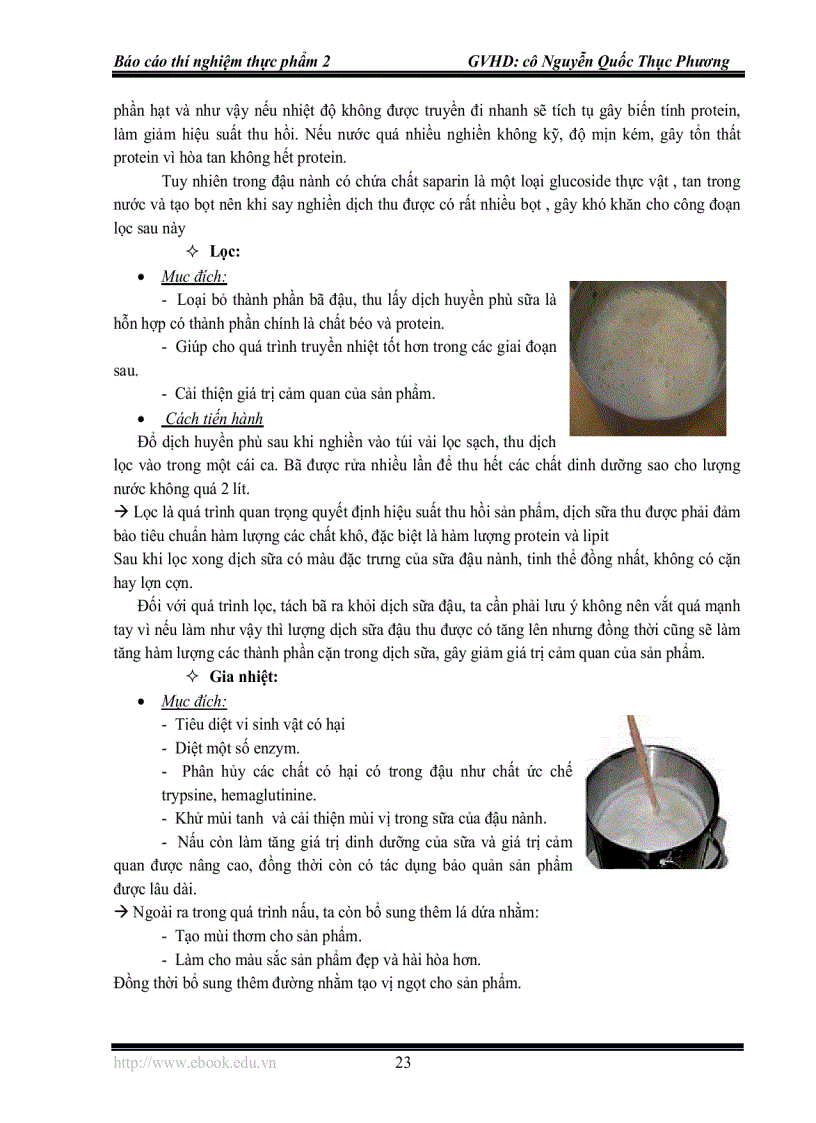 image for page Công nghệ chế biến sữa đậu nành