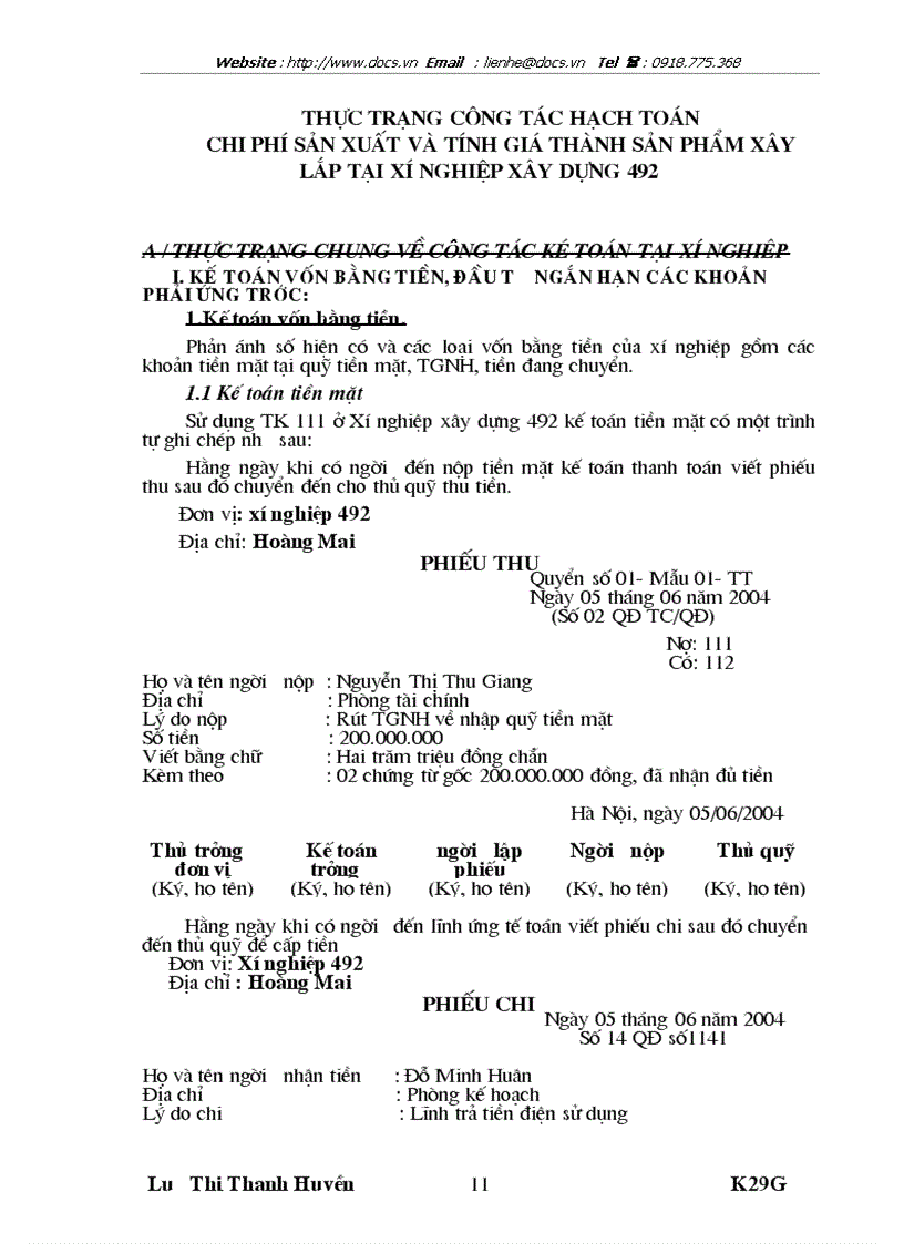 image for page Công tác hạch toán chi phí sản xuất và tính giá thành sản phẩm tại xí nghiệp xây dựng 492
