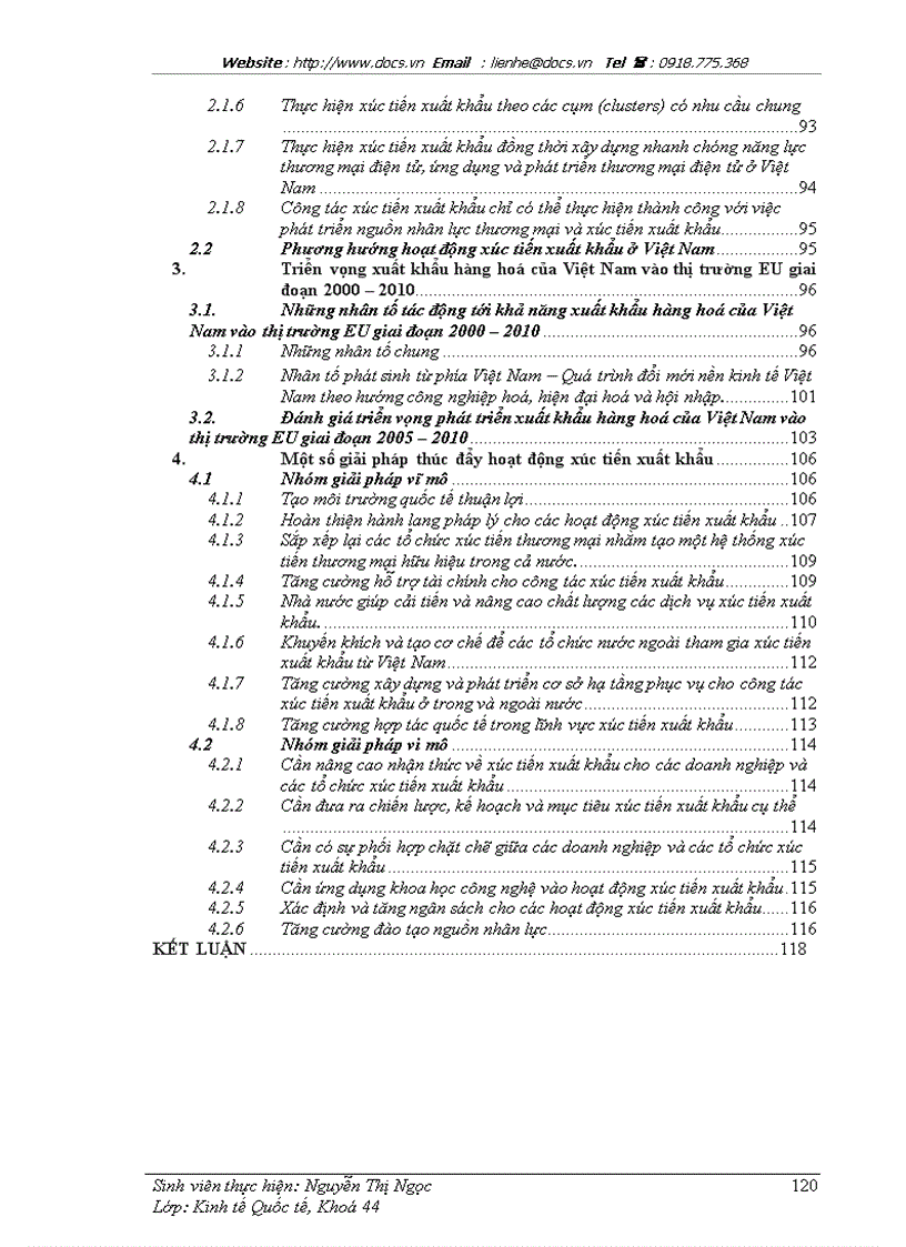 image for page Hoạt động xúc tiến xuất khẩu hàng hoá của Việt Nam sang thị trường EU