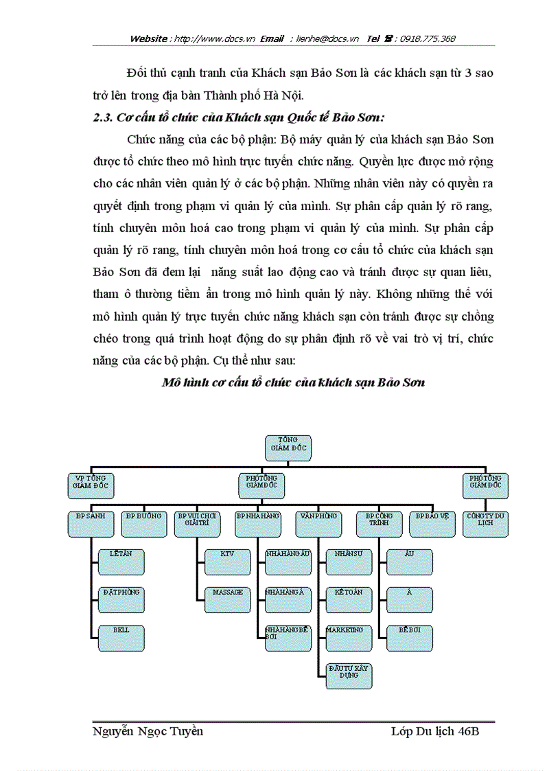 image for page Thực trạng quản trị nguồn nhân lực trong nhà hàng khách sạn Bảo Sơn
