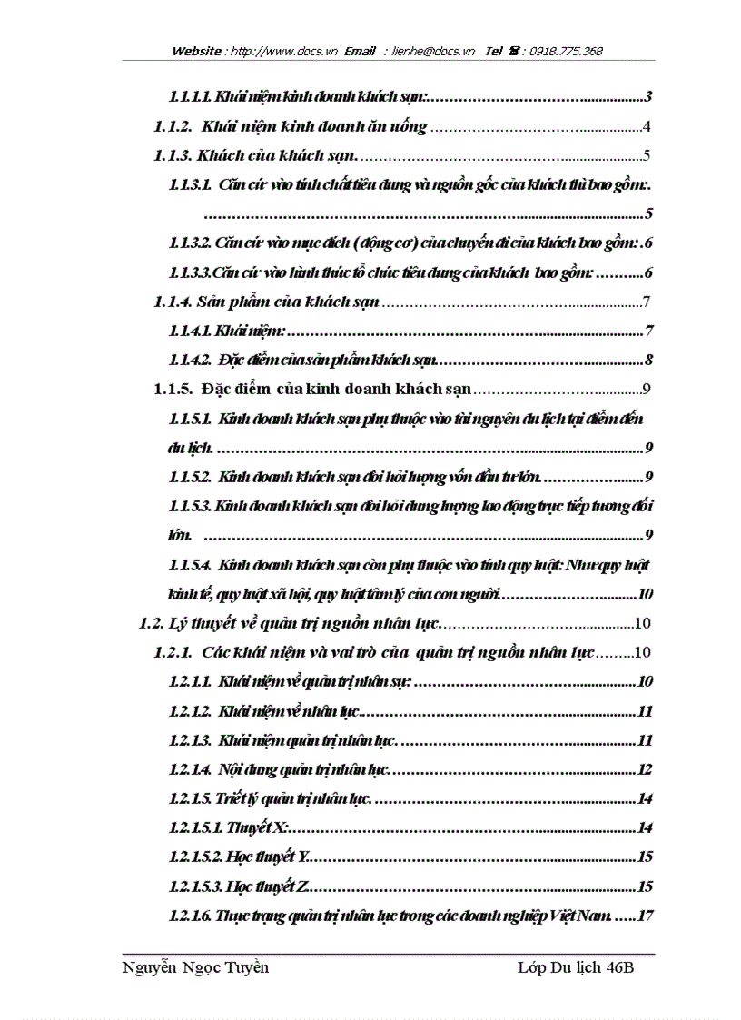 image for page Thực trạng quản trị nguồn nhân lực trong nhà hàng khách sạn Bảo Sơn