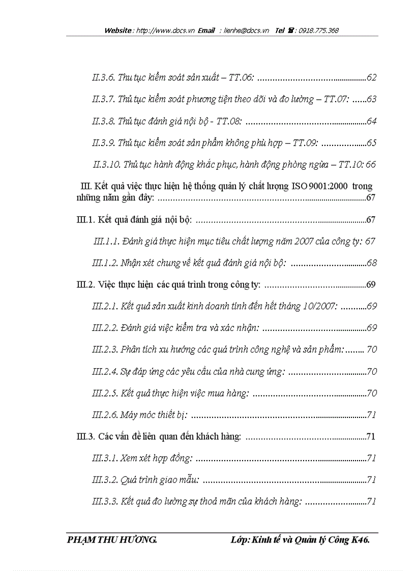 image for page Thực trạng việc áp dụng hệ thống quản lý chất lượng theo tiêu chuẩn iso 9001 2000 trong công ty giầy thượng đình