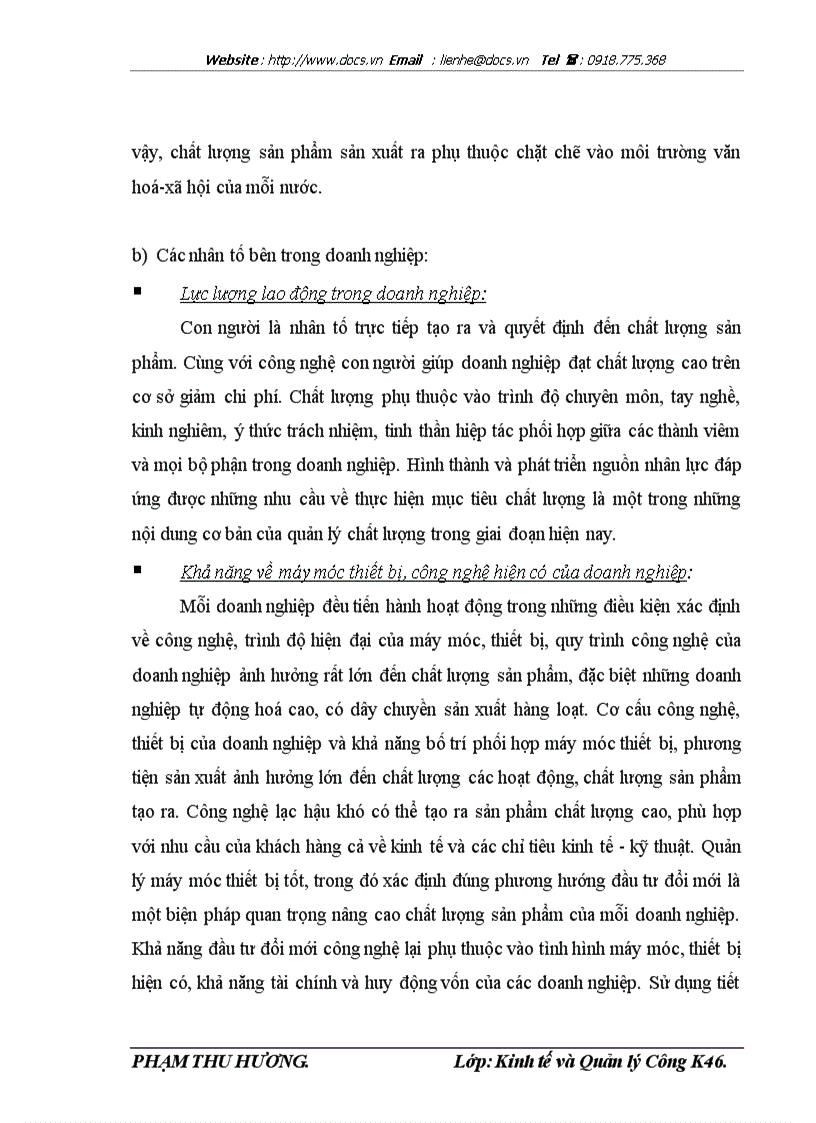 image for page Thực trạng việc áp dụng hệ thống quản lý chất lượng theo tiêu chuẩn iso 9001 2000 trong công ty giầy thượng đình