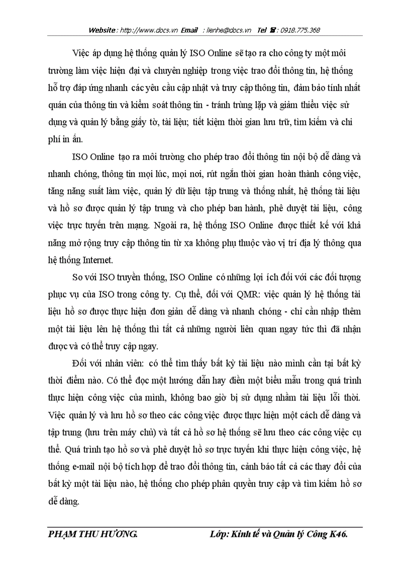 image for page Thực trạng việc áp dụng hệ thống quản lý chất lượng theo tiêu chuẩn iso 9001 2000 trong công ty giầy thượng đình