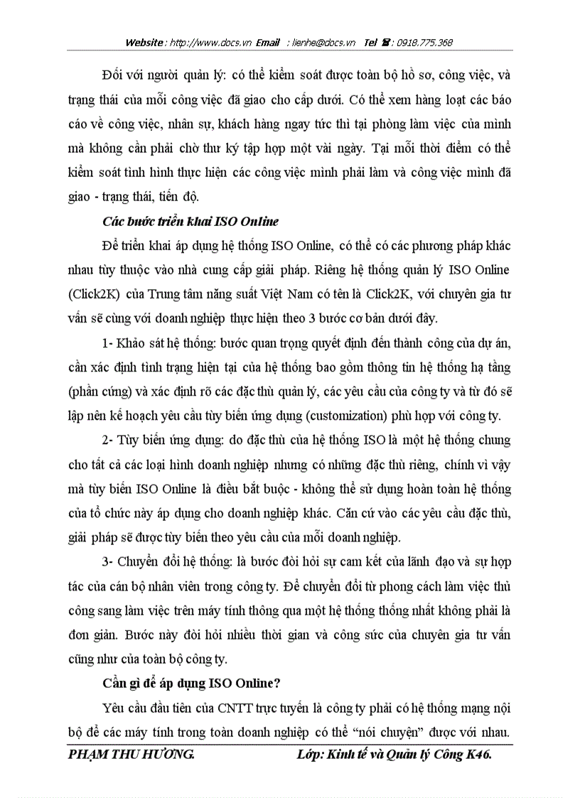 image for page Thực trạng việc áp dụng hệ thống quản lý chất lượng theo tiêu chuẩn iso 9001 2000 trong công ty giầy thượng đình