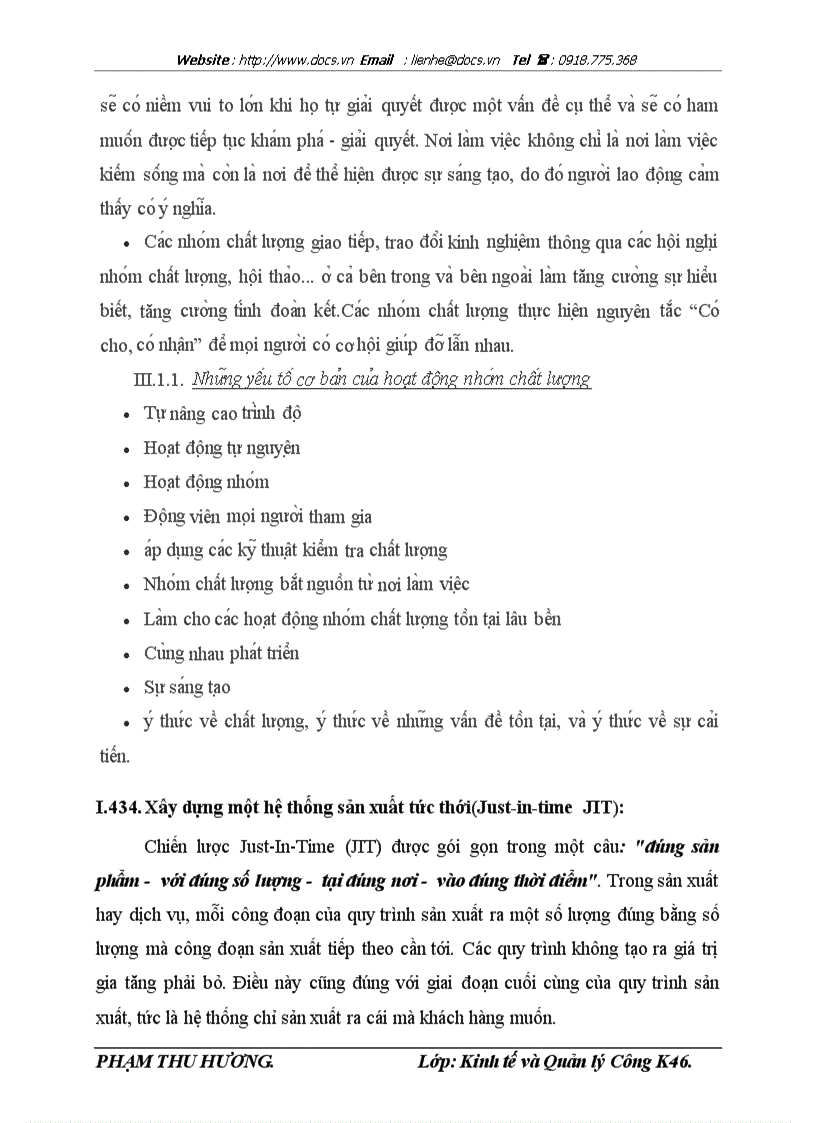 image for page Thực trạng việc áp dụng hệ thống quản lý chất lượng theo tiêu chuẩn iso 9001 2000 trong công ty giầy thượng đình