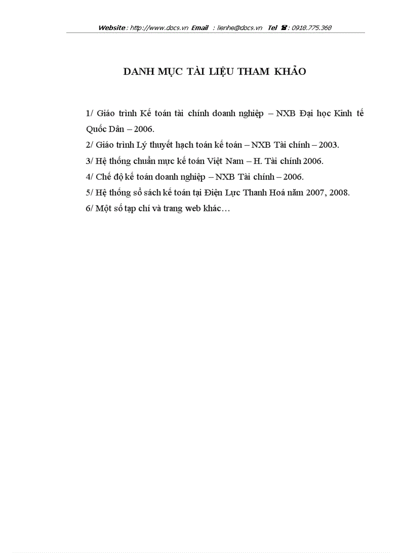 image for page Hoàn thiện công tác hạch toán nguyên vật liệu công cụ dụng cụ tại Điện Lực Thanh Hoá