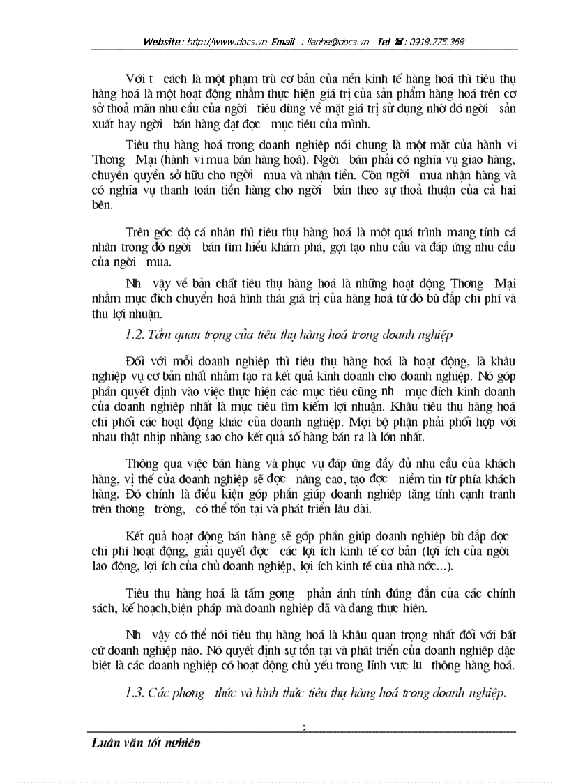 image for page Các biện pháp nhằm nâng cao chất lượng công tác quản trị tiêu thụ hàng hoá tại công ty sản xuất và dịch vụ cơ điện Hà nôị