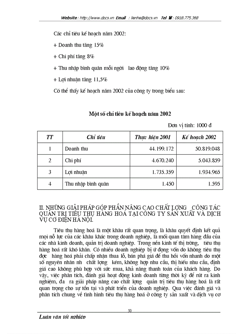 image for page Các biện pháp nhằm nâng cao chất lượng công tác quản trị tiêu thụ hàng hoá tại công ty sản xuất và dịch vụ cơ điện Hà nôị